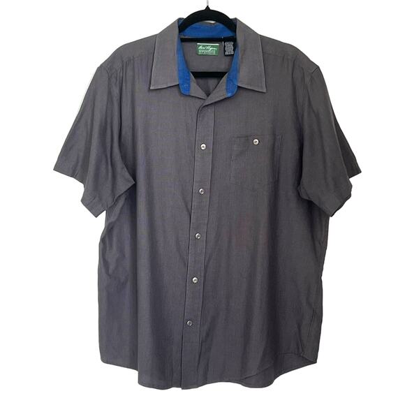 Ben Hogan Men's Shirt Size XL Golf Collection Gray Button Down Short Sleeve - Picture 1 of 8